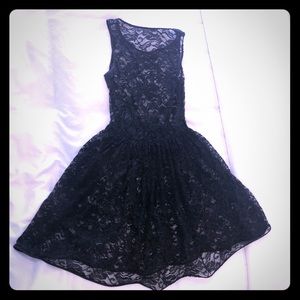 American apparel sheer lace skater dress
